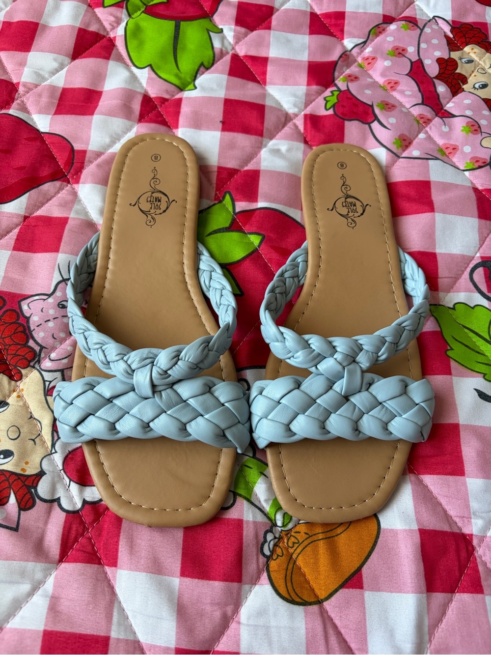 Braided Square Sandals